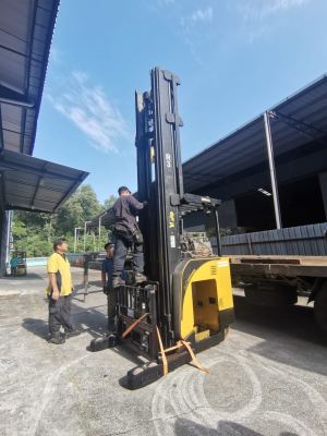 Yale Reach Truck Ready For Delivery
