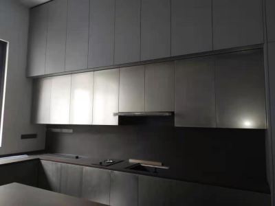 Black Kitchen Cabinet 