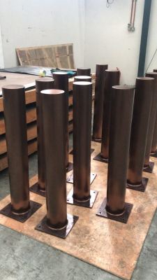 PVD Coating Stainless Steel Bollard Pole