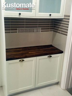 Classic Kitchen Cabinet & Storage Cabinet Design Build For Residential House