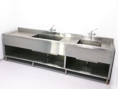 Stainless Steel Double Deep Bowl Sink