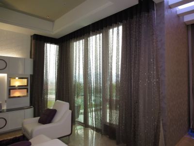 Motorized Silent Gliss Wave Track , Zibra Blinds , Sheer with Curtain , Bedhead , Wall Panel