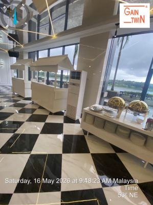 Enhance your guests' experience with high-quality floor-standing display rentals, ideal for hotel lo