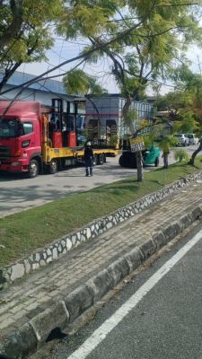 Mitsubishi Diesel Forklift Rental at Shah Alam @ Selangor, Malaysia (C186)