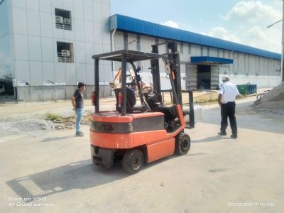 Toyota Battery Forklift Rental at Meru @ Klang, Selangor, Malaysia (C239)