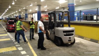 Nissan Diesel Forklift Rental at KLIA @ Sepang, Selangor, Malaysia (C408)