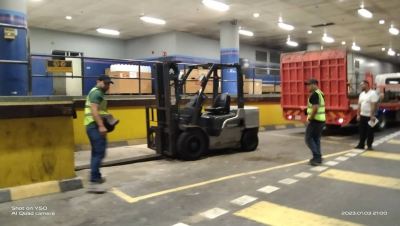 Nissan Diesel Forklift Rental at KLIA @ Sepang, Selangor, Malaysia (C408)