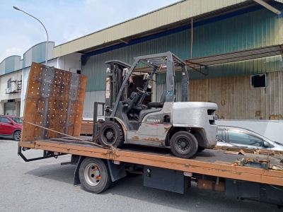 Nissan Diesel Forklift Rental at KIP @ Kepong, Selangor, Malaysia (C409)