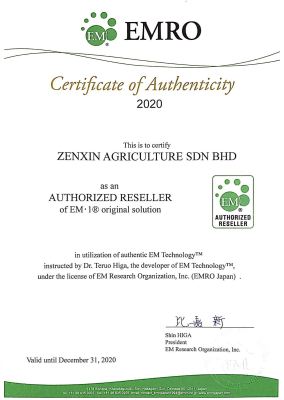 EM Certificate 2020