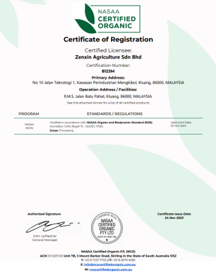 Nasaa Certificate 2024