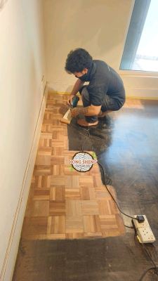 Timber Floor Polishing & Color Coating @ Klang Valley Area 