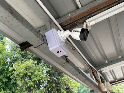 CCTV Selangor Taman Daya Carwash Shop 4CH High Definition 2 Mega Pixel Camera System Done Installation 