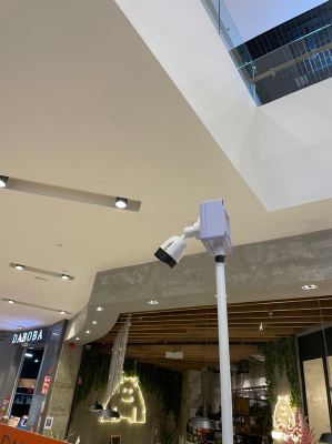 CCTV KLMy Town Shopping Mall High Resolution 4channel Cctv Camera With 4G Sim Card Router System Done Installation 