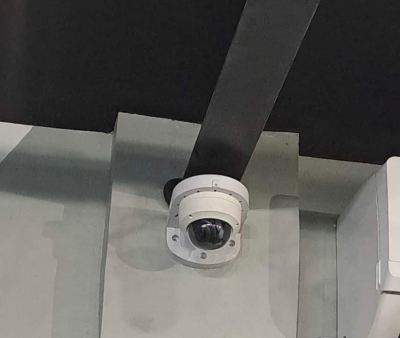 CCTV Selangor 2K QHD High Resolution IP Network Wired Camera POE System For Car Tyre Repair Service Centre Done Installation 