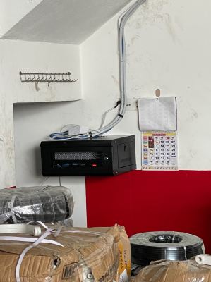 CCTV KL Batu Caves IP Network 4K Resolution Camera With Wired Smart Alarm Done Installation For Hardware Insdustrial Warehouse 