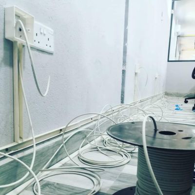 Networking System & Network Cat6 Cable Wiring KL Malaysia Done Installation Office Lot 64table Network Cat6 Internet Point & Network Server Done Installation & Testing 