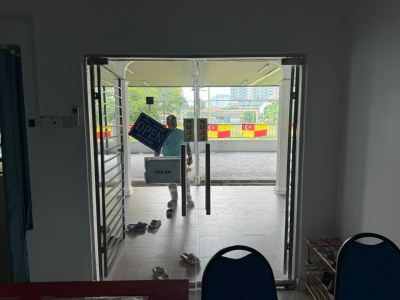 Door Access Control System Card Access Control Can Support Touch Screen Control Pin Code & Access Card Login Safety Heavyduty Power Door Lock Can Support 600 LBS thrust Supply & Installation Site Taman Gombak Selayang 