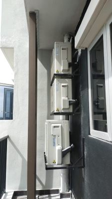 Air Cond Installation at Skylake Residence, Puchong