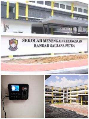 install fingerprint for SMK Saujana Putra
