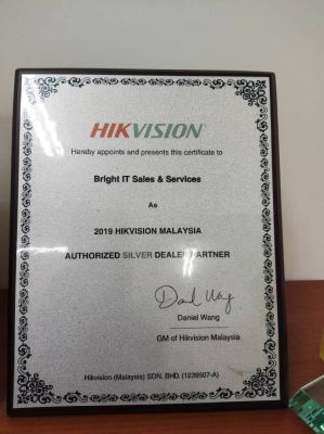 Hikvision 2019 Sliver Partner