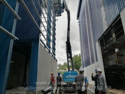 Electric Articulating Boom Lift Rent in Malaysia www.boomliftscissorliftmalaysia.com +60127766158