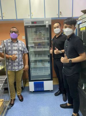 Commissioning and ops training for BIOBASE Blood Bank Refrigerator at Penang General Hospital