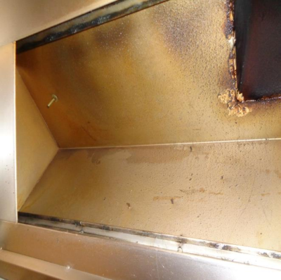 Exhaust Hood - Before Cleaning