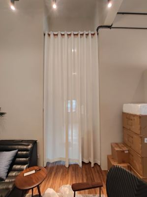 Custom made Single Layer Lace Curtain installation; Old Klang Rd, Seputeh, 58000 Kuala Lumpur, Federal Territory of Kuala Lumpur