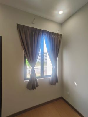 Custom made Blackout Curtain and lace Curtain with french pleat design; Jalan DS 1/2,Danau Simfoni,Bandar Gamuda Gardens 48050 Rawang