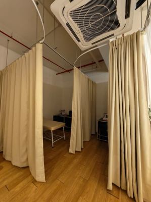 Hospital Curtain track installation for product showroom; Jalan Intisari, Desa Parkcity, 52200 Kuala Lumpur, Federal Territory of Kuala Lumpur