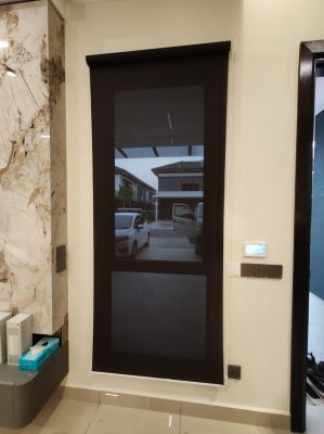 Custom made Blackout Curtain and Lace Curtain: Roller Blind installation for window: Jalan Eco Ardence U12/40G, 40170 Shah Alam, Selangor