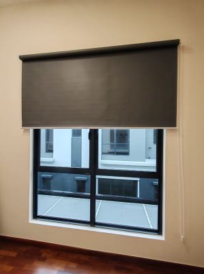 Custom made Blackout Curtain and Lace Curtain: Roller Blind installation for window: Jalan Eco Ardence U12/40G, 40170 Shah Alam, Selangor