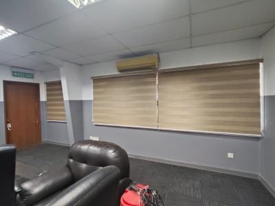 Zebra Blind installation for office; Lot 5 Solok Sultan Hishamuddin 3, Kawasan 20, Selat Kelang Utara, 42000 Northport, Selangor