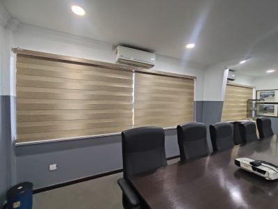 Zebra Blind installation for office; Lot 5 Solok Sultan Hishamuddin 3, Kawasan 20, Selat Kelang Utara, 42000 Northport, Selangor