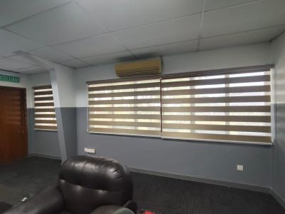 Zebra Blind installation for office; Lot 5 Solok Sultan Hishamuddin 3, Kawasan 20, Selat Kelang Utara, 42000 Northport, Selangor