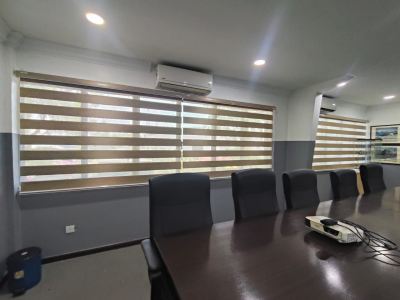 Zebra Blind installation for office; Lot 5 Solok Sultan Hishamuddin 3, Kawasan 20, Selat Kelang Utara, 42000 Northport, Selangor