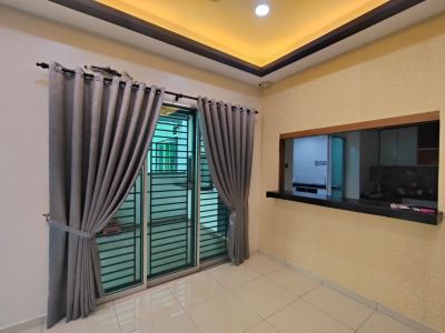 Custom made Single layer Blackout Curtain with Eyelet design; Lorong Laksamana 27D, Taman Sentosa, 41000 Klang, Selangor