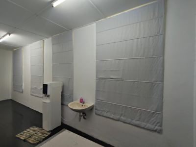 Custom made Roman Blind installation; Unnamed Rd, 42000 Carey Island, Selangor