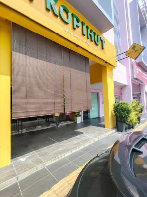 Custom made Outdoor Wooden Blind installation: Pusat Industri 15, Taman, Jln Seri Rejang, Taman Sri Rampai, 53300 Kuala Lumpur, Wilayah Persekutuan Kuala Lumpur
