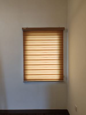 Blackout Curtain with eyelet design and Zebra Blind installation: Klang, Nilai, Kuala Selangor