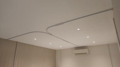 Curve Rail For Divider Curtain Use 