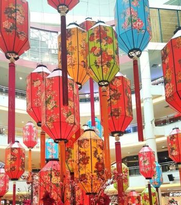 Steel Lantern for Chinese New Year Festival at Mid Valley Megamall