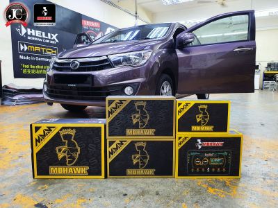 Bezza installed Mohawk Full Set Android Player & Audio Speaker System in Puchong Selangor