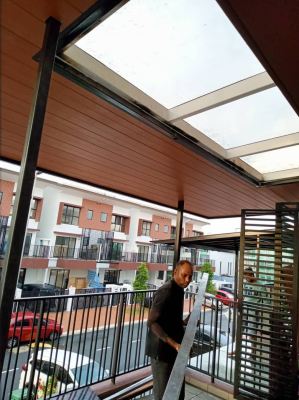 Aluminium Strips Ceiling- Premium Ceiling Awning Installation