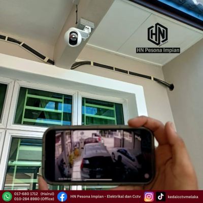 Pemasangan Wireless Camera Ezviz 5mp Di Sungai Udang, Melaka