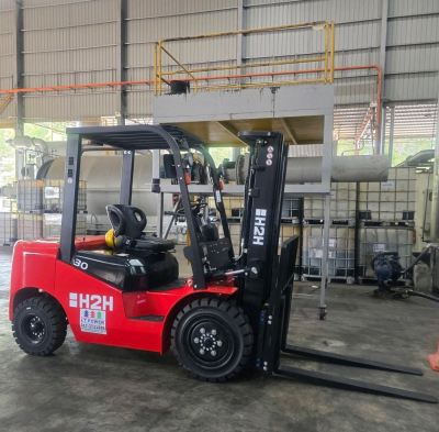 EP Diesel Forklift CPCD30 delivery to Bukit Rambai Melaka, Engine Forklift Melaka, Towing Forklift Melaka, Forklift Training Melaka