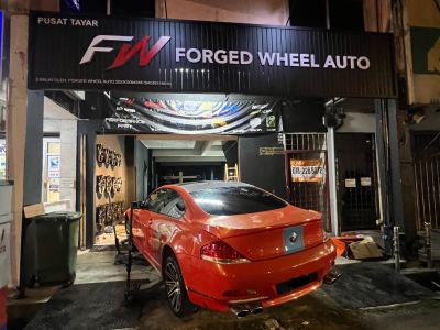 BMW 630 change rims 