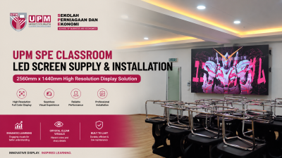 UPM SPE����LED��Ļ��Ӧ�밲װ���� 2560mm x 1440mm ������ʾ�������