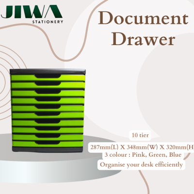 10 Tier Document Drawer