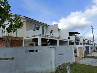 Corner Wall/Extension Car Porch/Living Roon Extension/Install Temple Glass Balcony Master Bedroom (Pulai Mutiara)